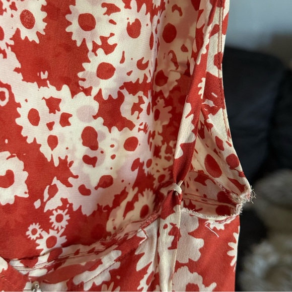 Realisation Par Silk Orange Floral dress. - Picture 13 of 16